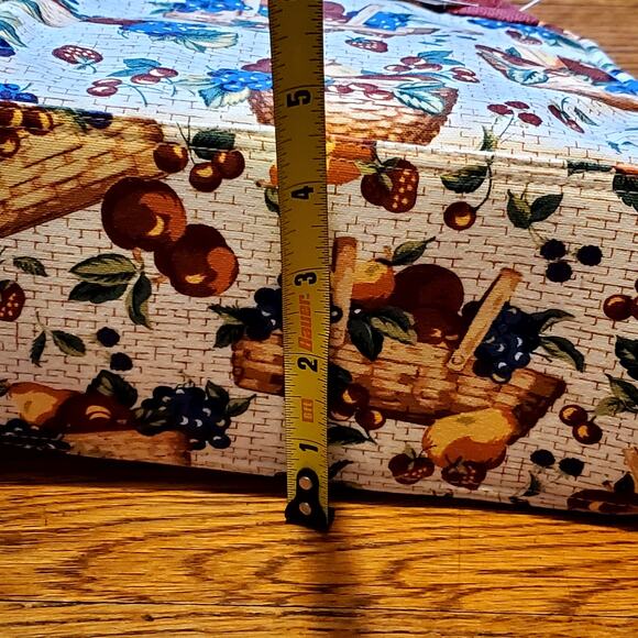 New Longaberger Homestead Collection Fruit Handbag Purse Tote Bag Small - Picture 7 of 11